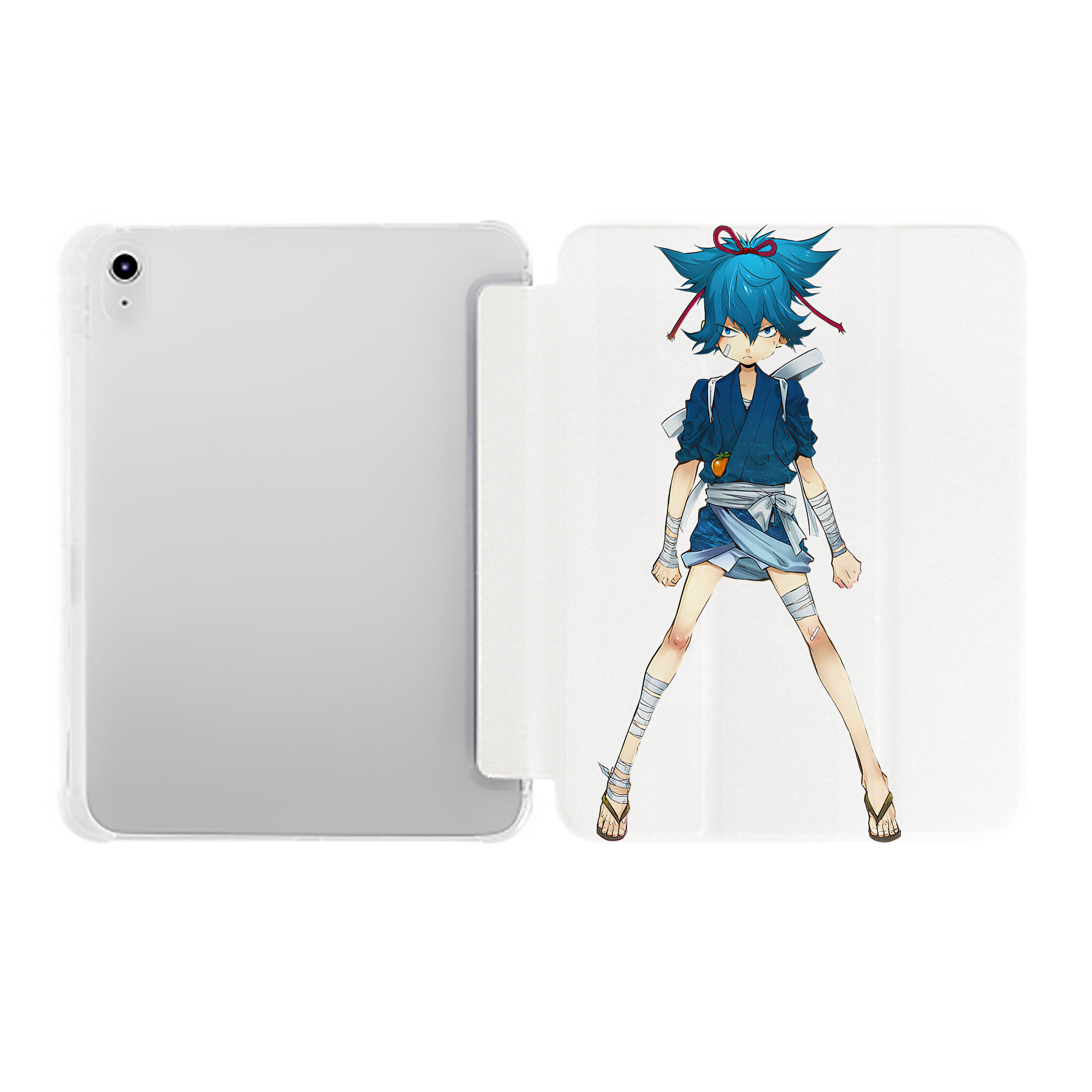 （画像用） 刀剣乱舞 Touken Ranbu IPad ケース ペン収納付き 三つ折りスタンド PUレザー×シリコン 対応機種9.5/10.5/10.9インチ